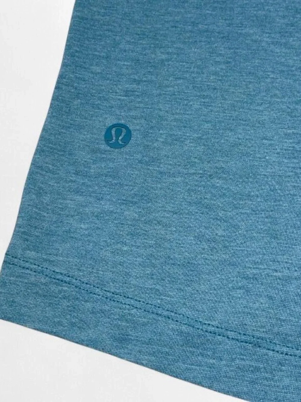 Lululemon Aqua Blue Heather Polo Shirt Men’s Size XLarge Golf Summer Outdoors